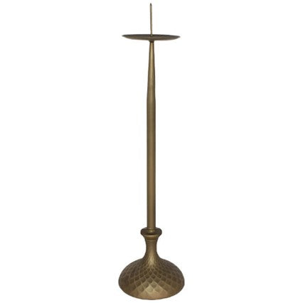 Gold LONG luxelight candle holder