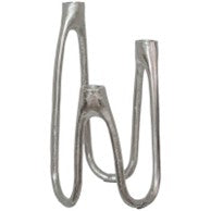 3 part candle holder (silver)